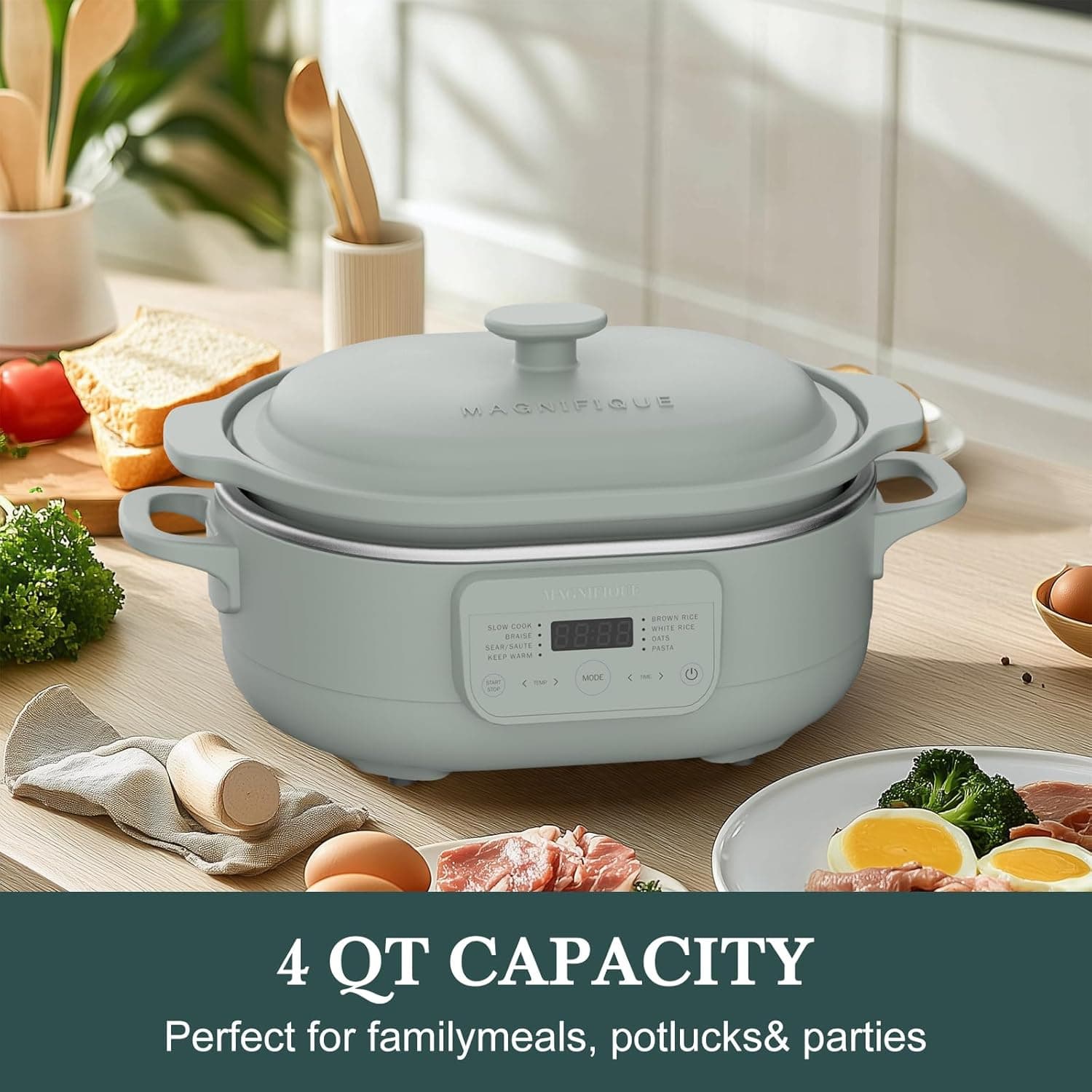 MAGNIFIQUE 4-Quart Programmable Multi-Cooker